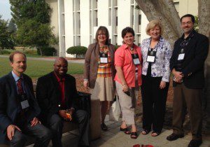 Pictured left to right are Dr. Jonathan Thorndike, Dr. Jeffery Burgin, Dr. Beverly Schneller, Dr. Mimi Barnard, Patricia Jacobs and Dr. Thomas Burns.