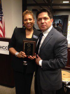 Joyce Search - Hispanic Chamber amiga award