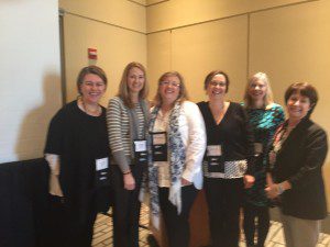 (L to R): Dr. Lunsford, Kate McGowan, Dr. Bonnie Smith Whitehouse, Dr. Darlene Panvini, Dr. Kim Daus and Dr. Sally Barton-Arwood