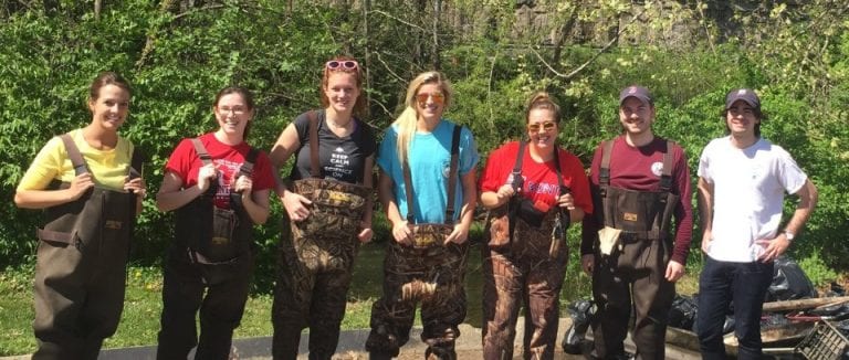 Belmont ECO Club Hosts 3rd Annual Richland Creek Clean-Up