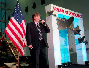 The "Arsenal of Democracy:  World War II Victory Gala" is held at the National Air and Space Museum in Washington, DC on thursday, May 7, 2015.  The Gala is being held the night before an exceptional flyover of the National Mall by historic WWII aircraft. (James R. Brantley)