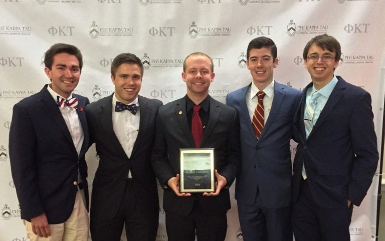 Belmont Students Represent Phi Kappa Tau on National Stage
