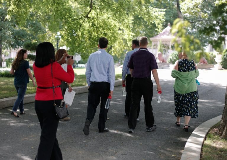 Campus Hosts Sustainability Tour for National Association of College and University Business Officers