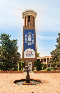 Bell Tower with 125 Banner