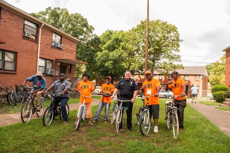 Campus Security Donates Bikes to Edgehill Bike Club