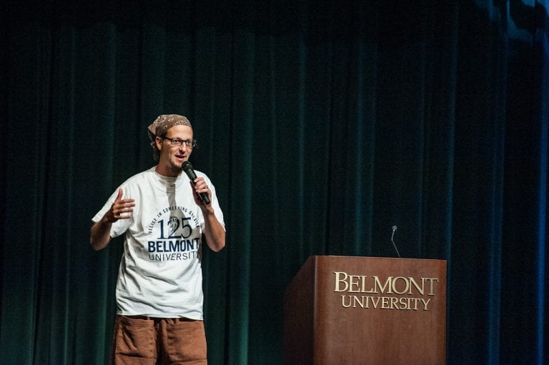 Shane Claiborne Speaks on Community at Kickoff Chapel