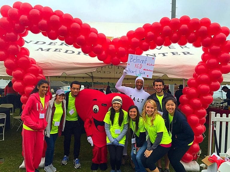 AED Club Members Participate in 2015 Nashville Heart Walk