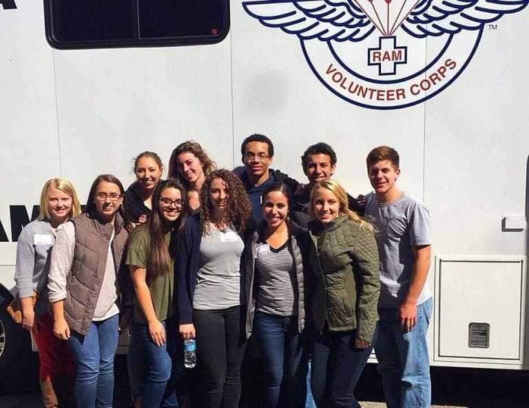 Alpha Epsilon Delta Students Volunteer at Remote Area Medical