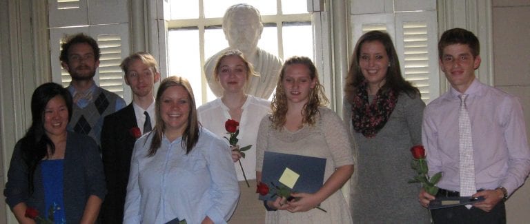 Students Inducted into National History Honor Society