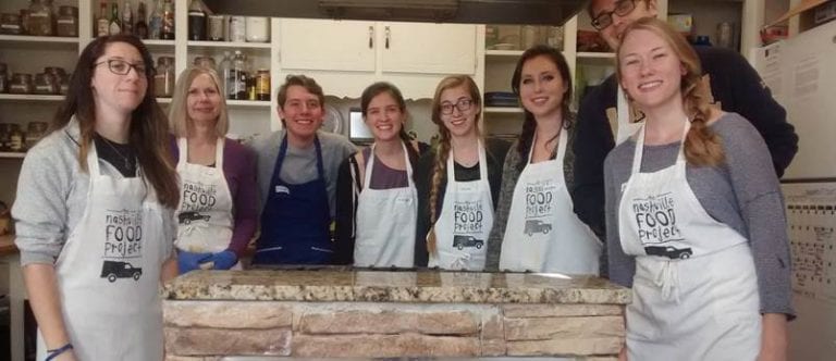 Slow Food Belmont Volunteers at Nashville Food Project