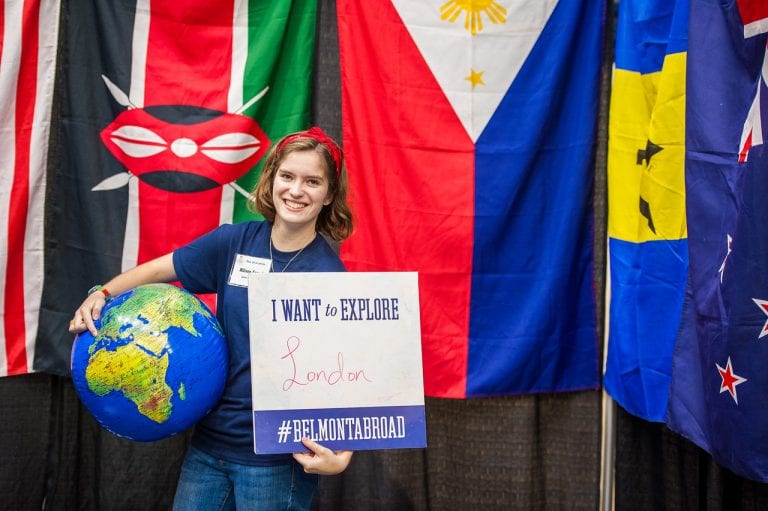 Belmont Ranked in Top 20 List of Students Studying Abroad