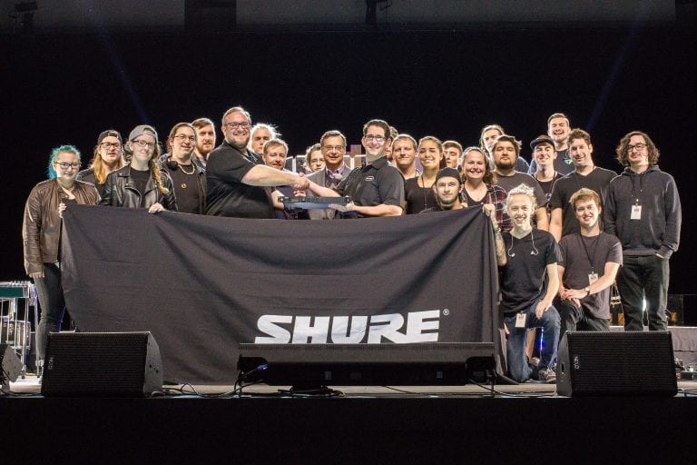 Shure Donates Sound Equipment to Audio Engineering Classes for Students
