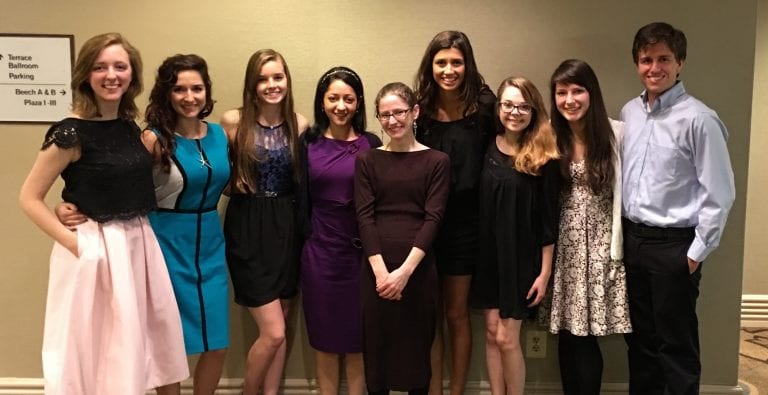 Alpha Chi Honor Society Members Present at National Convention