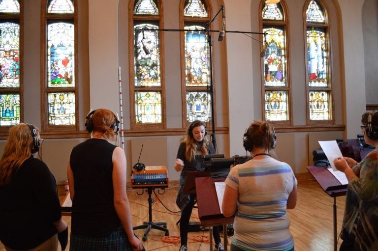 Honors Students Partner With The Next Door for Hymns Record