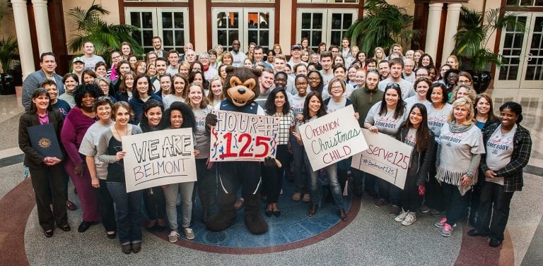 Belmont Recognized as Finalist in Strobel Volunteer Awards