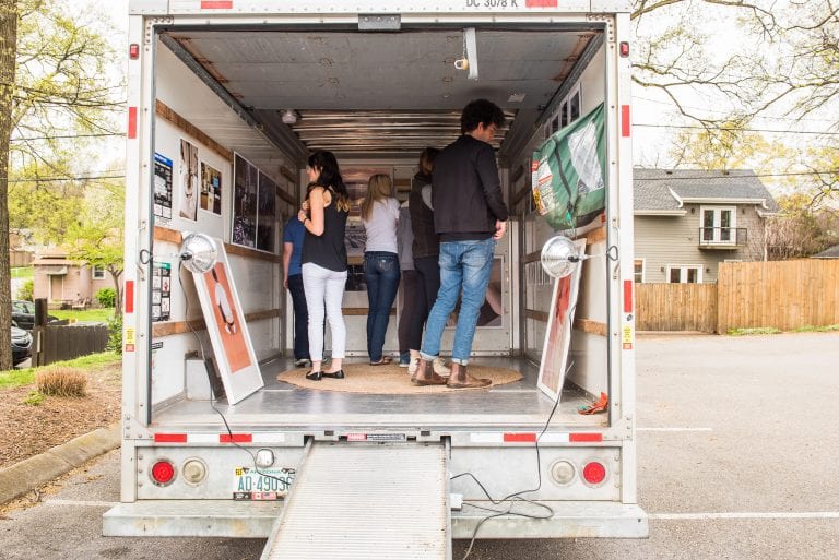 Students Install Art in a U-Haul, Showcase Life’s Transitions