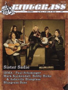 Sister Sadie, a bluegrass group that Belmont staff member Tina Adair is part of, was recently featured on the cover of Bluegrass United. This is the cover. 