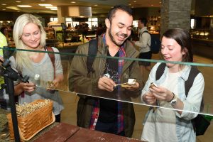Homecoming smores in Harrington Place Dining