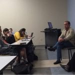 Rodney Hall speaks to Curb College
