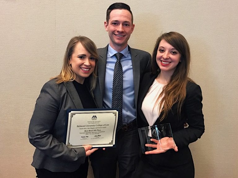 Appellate Advocacy Team Earns National Ranking at Competition
