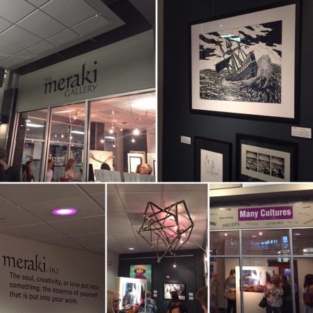 Images of the art at the exhibit in Canton, Ohio