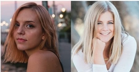 Bethany Warner and Chelsea Gilliland headshots, side by side