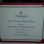 Cheekwood Certificate