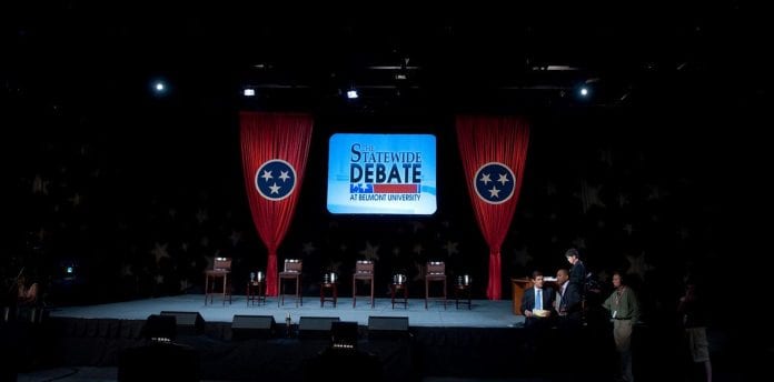 2010 Gubernatorial Debate Stage