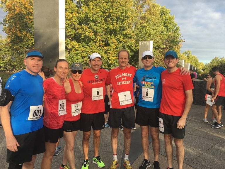 Belmont University Team Earns 1st Place in Nashville Octoberfest 5k Corporate Challenge Race