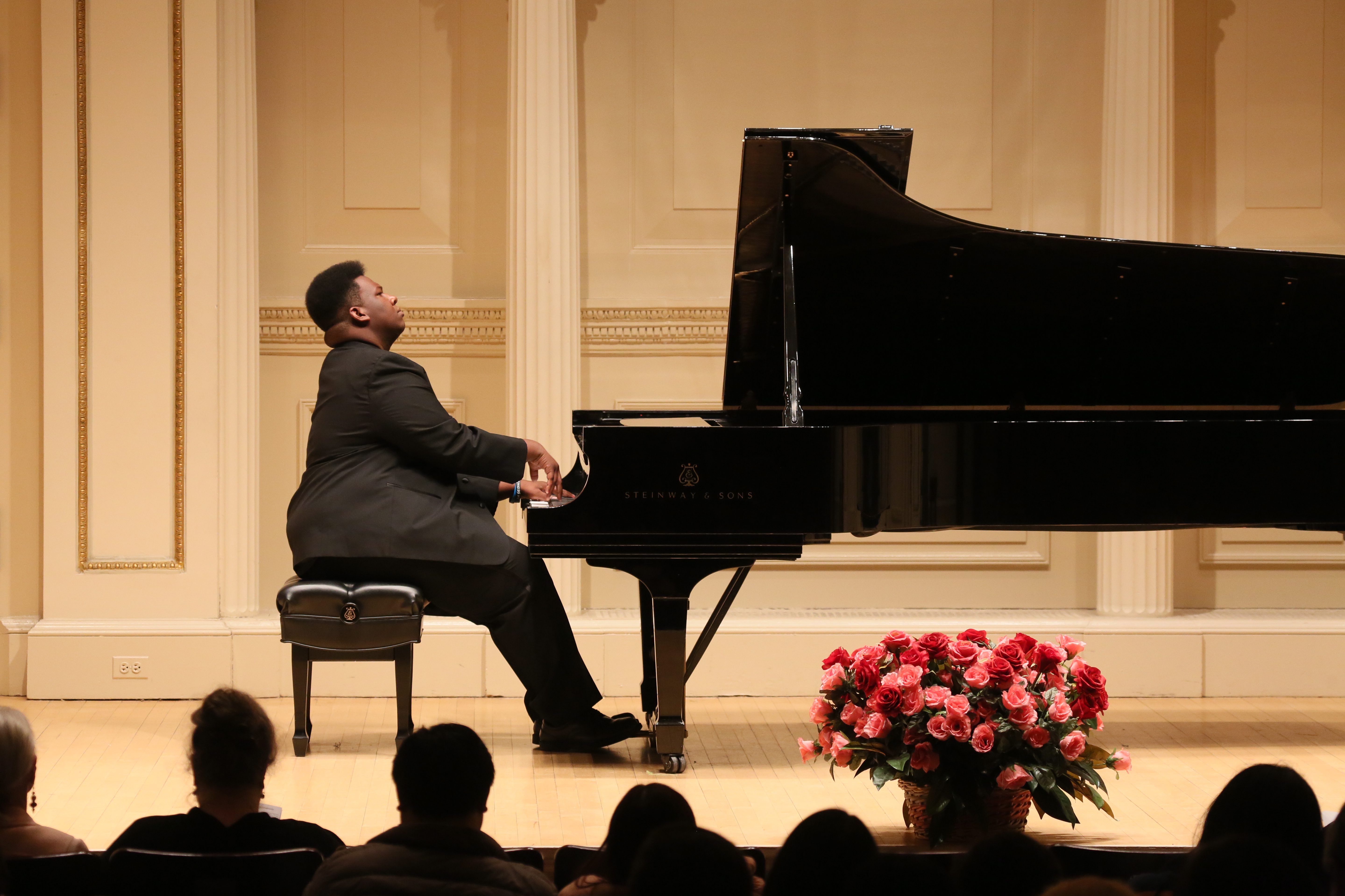 James Matthews performs at Carnegie Hall