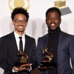 Dwan Hill and Alvin Love III at the GRAMMYs 2018