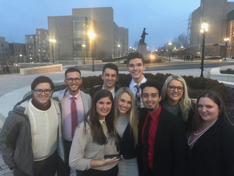 Belmont’s Undergraduate American Mock Trial Association Team Brings Home Spirit of AMTA Award at Regional Competition