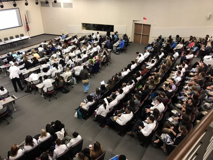Participants are engaged at MeHarry during the interprofessional event