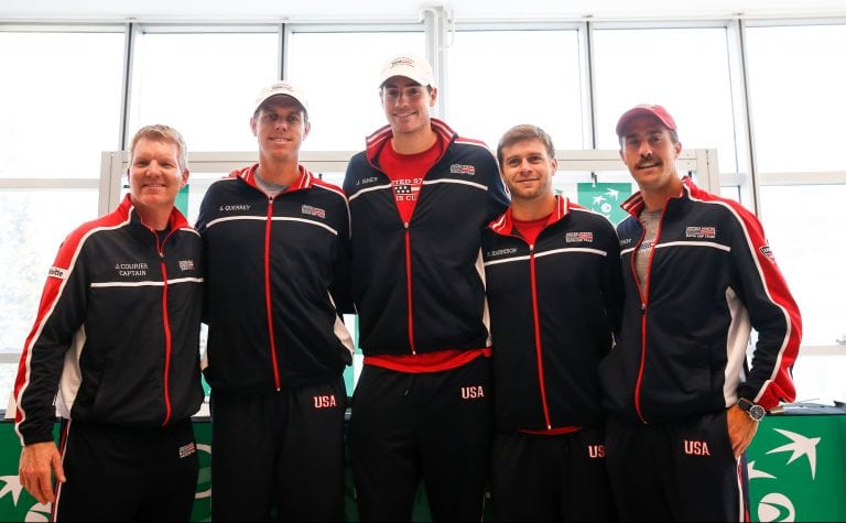 Davis Cup Captain Jim Courier Names Team Members for April 6-8 Tournament at Belmont