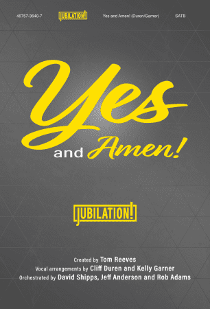 cover of choral book, reads "Yes and Amen" 