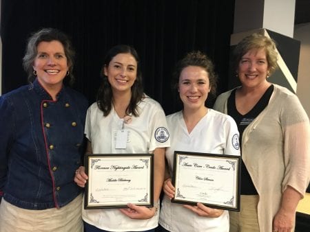 Student award winners pose with Dr. Folds and a Vanderbilt representative