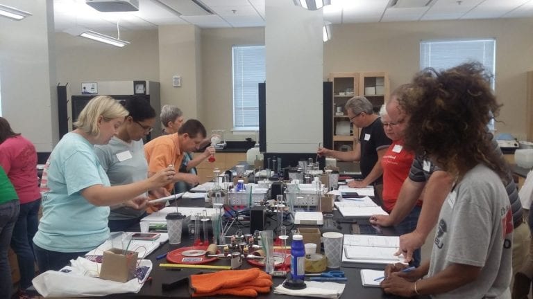Middle, High School Science Teachers Participate in Belmont Chemistry Education Workshops