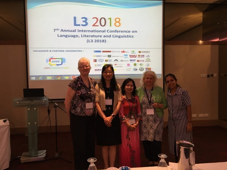 Li Presents at International Conference on Language, Literature and Linguistics