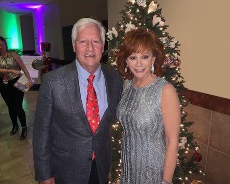 Belmont President Dr. Bob Fisher with show host Reba McEntire