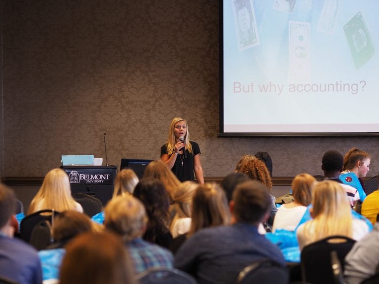 Massey College of Business Hosts Discover Accounting Day