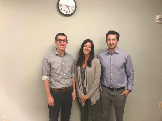 Group of three students who competed in ACCP Clinical Pharmacy Challenge