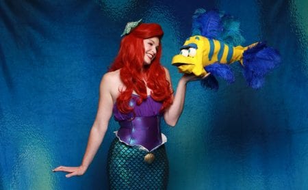 Catherine Birdsong as Ariel; Photo by Michael Scott Evans