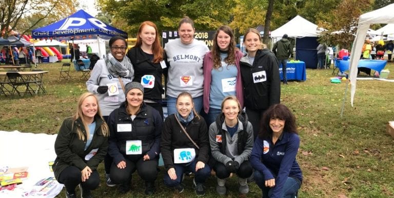 Belmont Occupational Therapy Students Celebrate Superheroes at the 2018 Nashville Buddy Walk