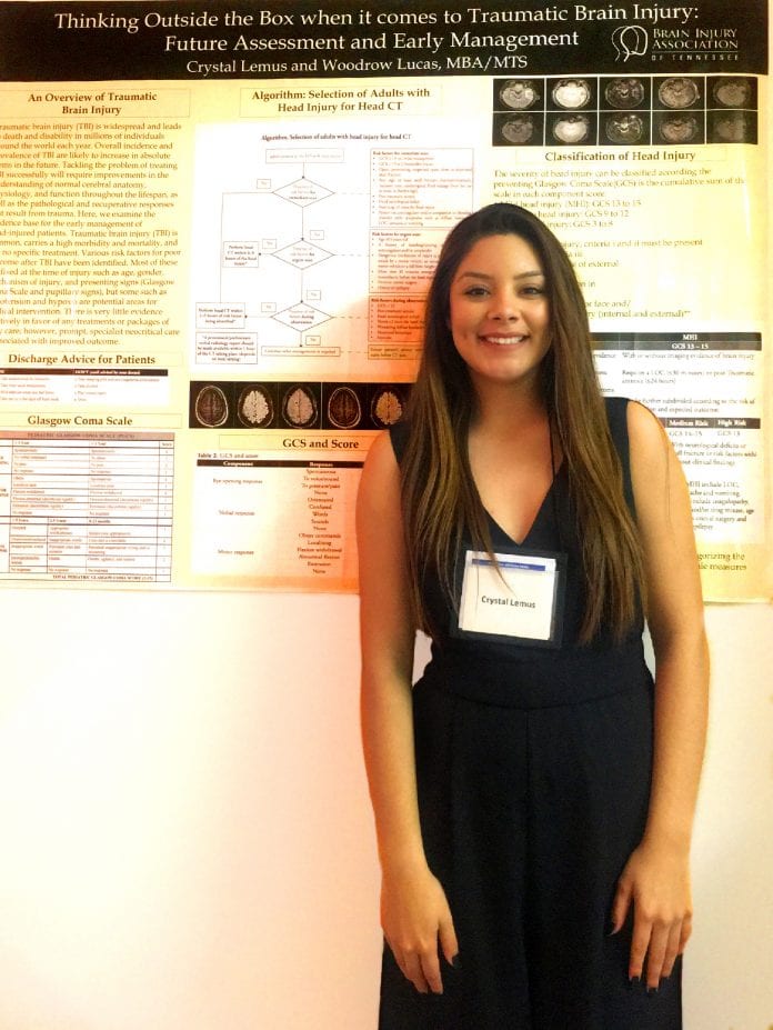 Lemus Presents Brain Injury Research at the American Neurological