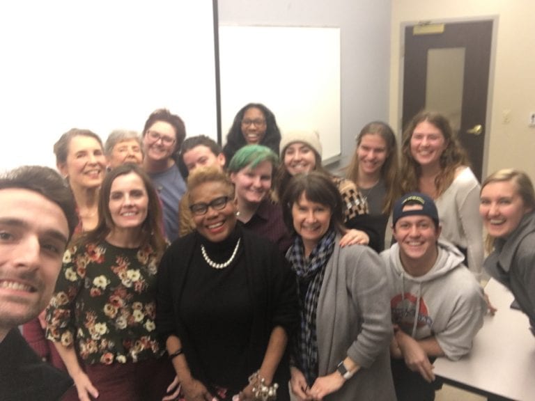 NOAH Representatives Visit Education Class to Discuss the School-to-Prison Pipeline