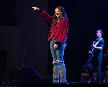 Sara Evans performs at School of Music Curtain Call Award