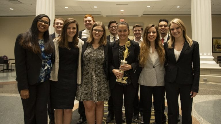 Undergraduate Mock Trial Team Earns Top Marks at Regional Competition