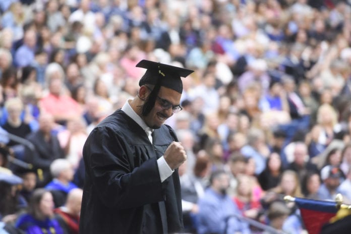 Spring Graduation 2019 at Belmont University in Nashville, Tennessee, May 4, 2019.