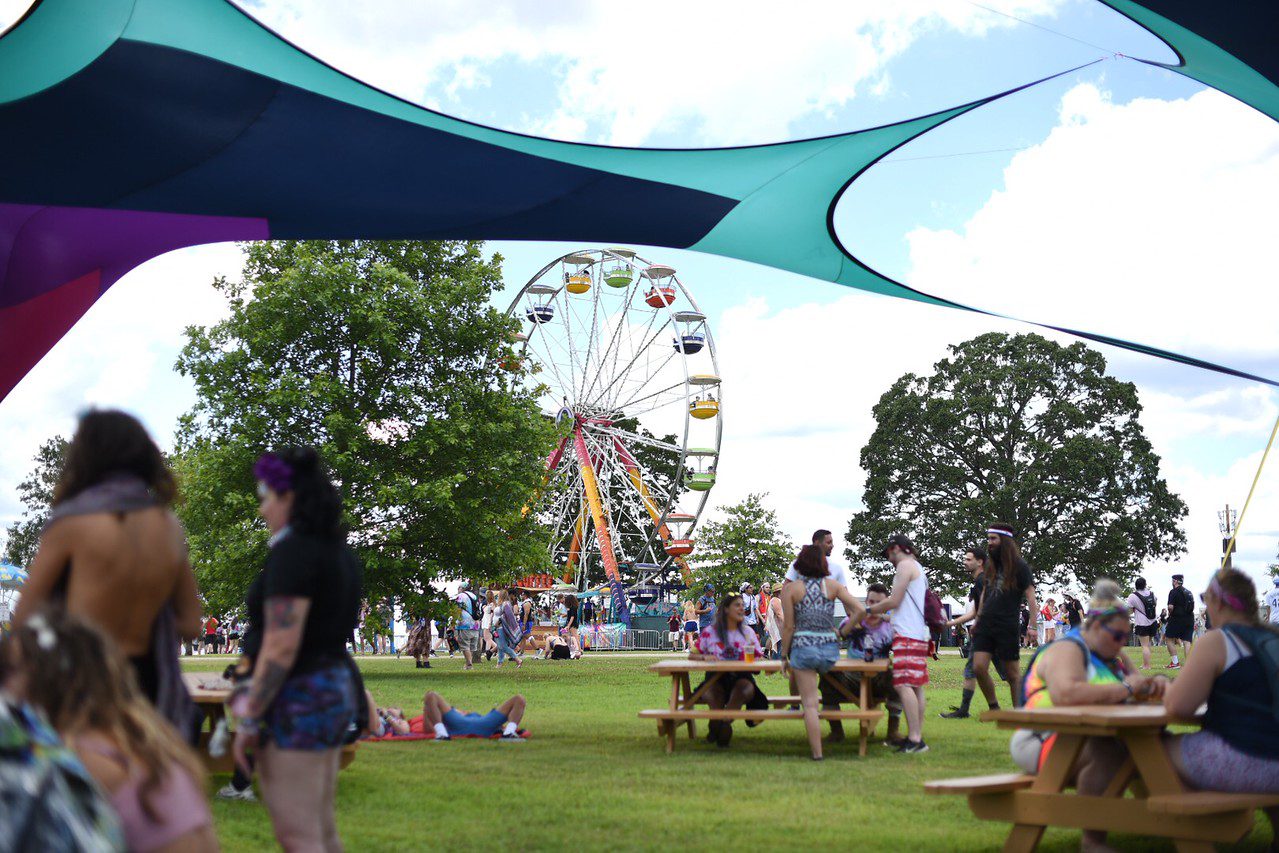 Bonnaroo 2019 Festival Site with Ferris Wheel