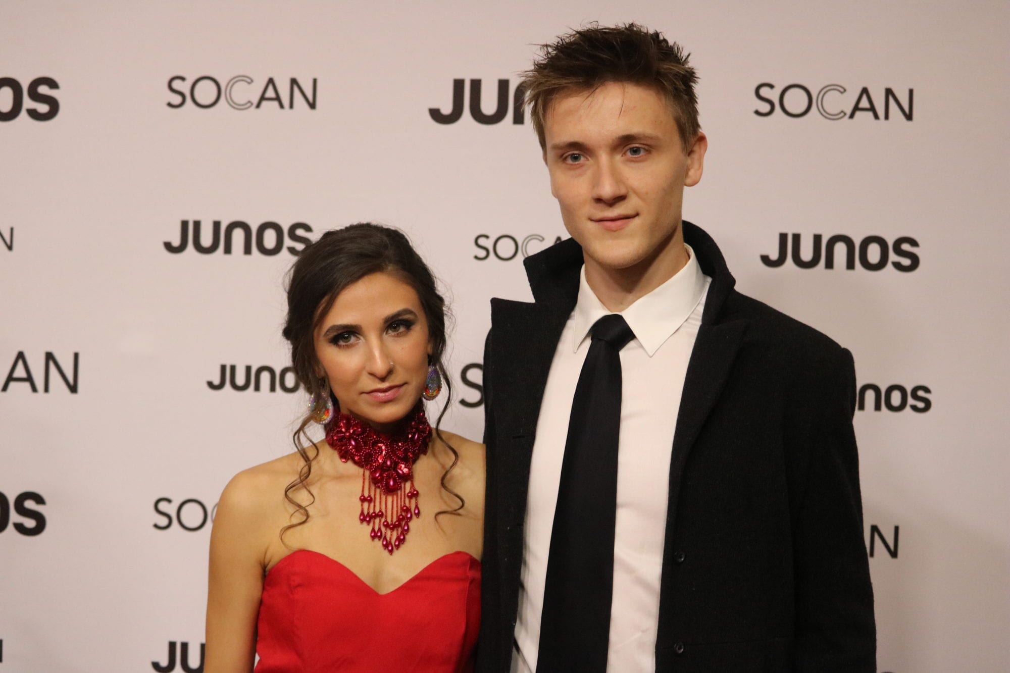 Lauren and Adam at JUNO Awards